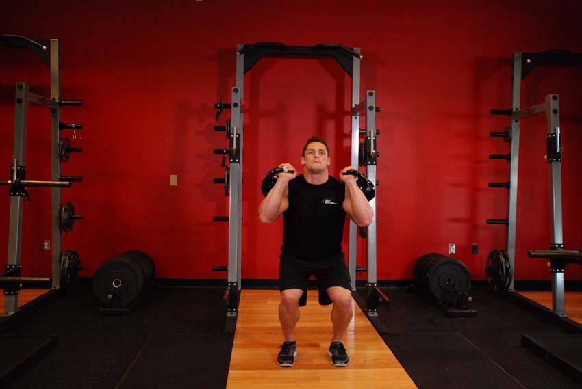 Double Kettlebell Push Press