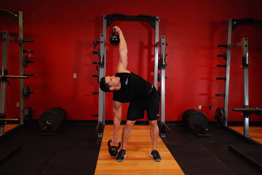 Double Kettlebell Windmill
