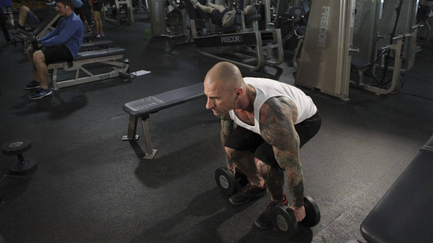 Dumbbell Clean