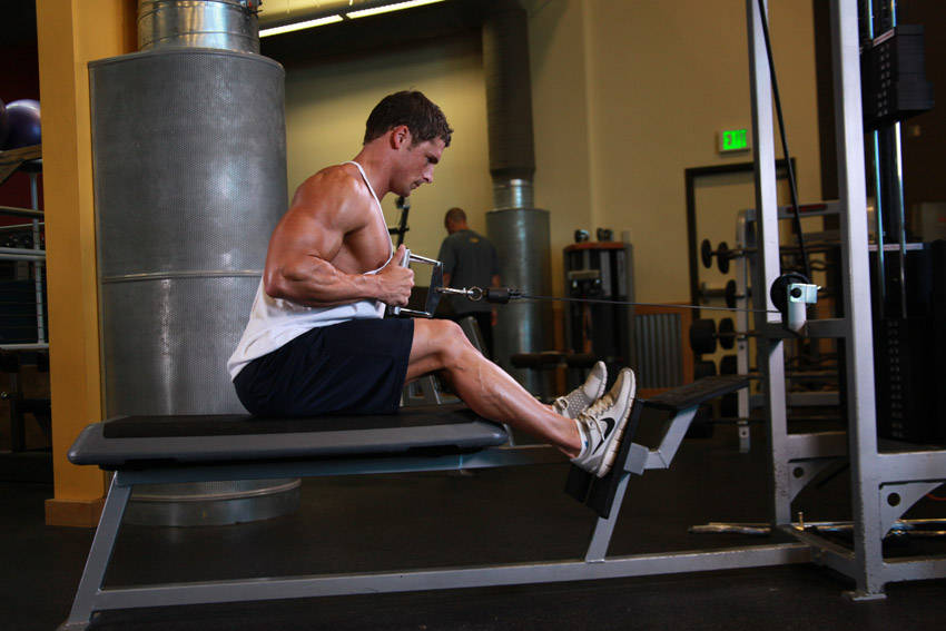 Elevated Cable Rows