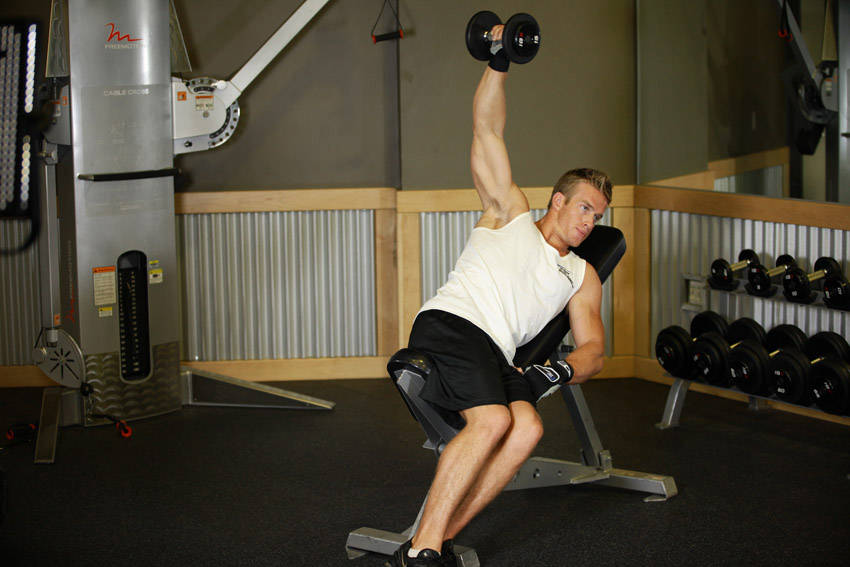 One-Arm Incline Lateral Raise